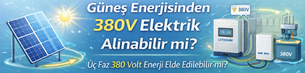 Güneş Enerjisinden 380V Elektrik Alınabilir mi?