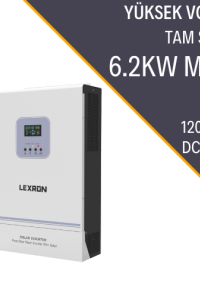  LEXRON 6.2kW MPPT 120-500V PV Input 100A MPPT Inverter Paralellenebilir