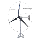 Yatay Eksenli Rüzgar Türbini + Montaj Direği  Y3000 (3 KW)