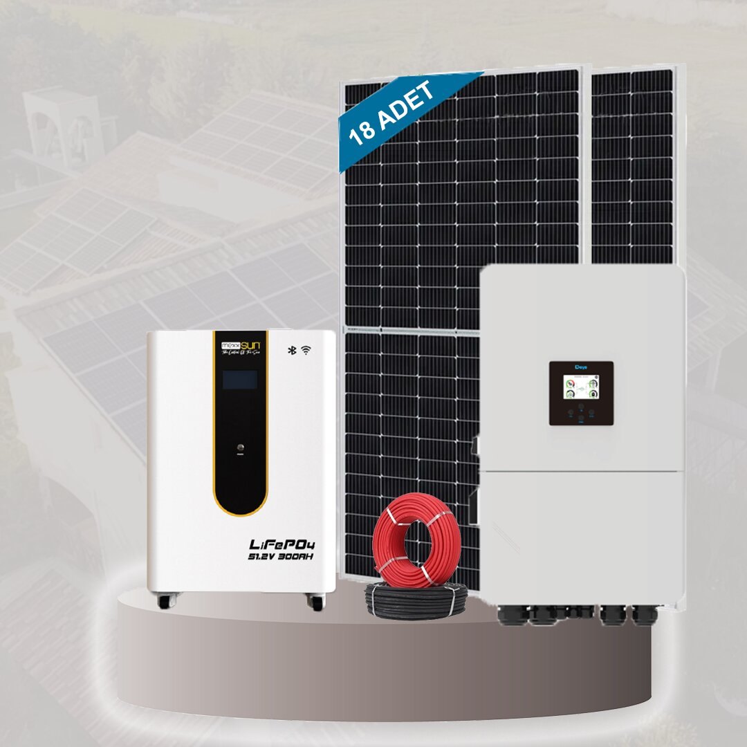 Cks Enerji 20 kW Villa Hibrit Güneş Enerjisi Sistemi | Enerji Depolamalı Solar Paket
