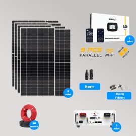 CKS ENERJI  12 kW Lityum Akülü Hazır Solar Paket Kolay Kurulum