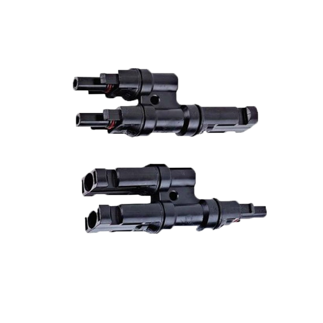 MC4 2'li Paralel Konnektör (2 In 1) 30A 1500V DC IP67 Güneş Paneli Bağlantı Aparatı (10 Adet)