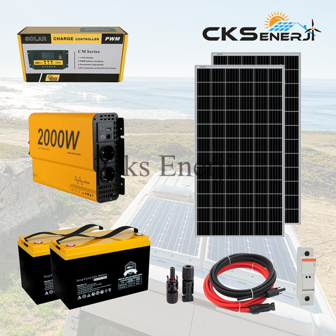 2,5kWh Depolama Karavan Hazır GES Sistemi 2,5kWh Depolama Karavan Hazır GES Sistemi