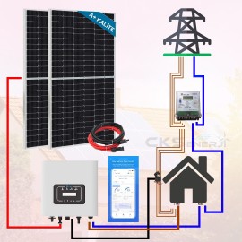 Şebeke Destekli On-Grid Solar Güneş Enerji Sistemi 15kW Trifaz (10kWh)