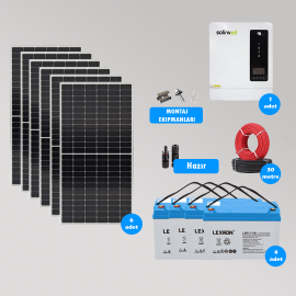 CKS ENERJI  6.2 kW Hazır Solar Paket Kolay Kurulum(ORTA PAKET)