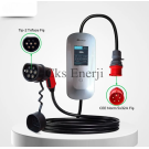 22 kW Taşınabilir Hızlı Araç Şarj İstasyonu Çanta ve Dönüştürücü Hediyeli 22 kW Taşınabilir Hızlı Araç Şarj İstasyonu Çanta ve Dönüştürücü Hediyeli