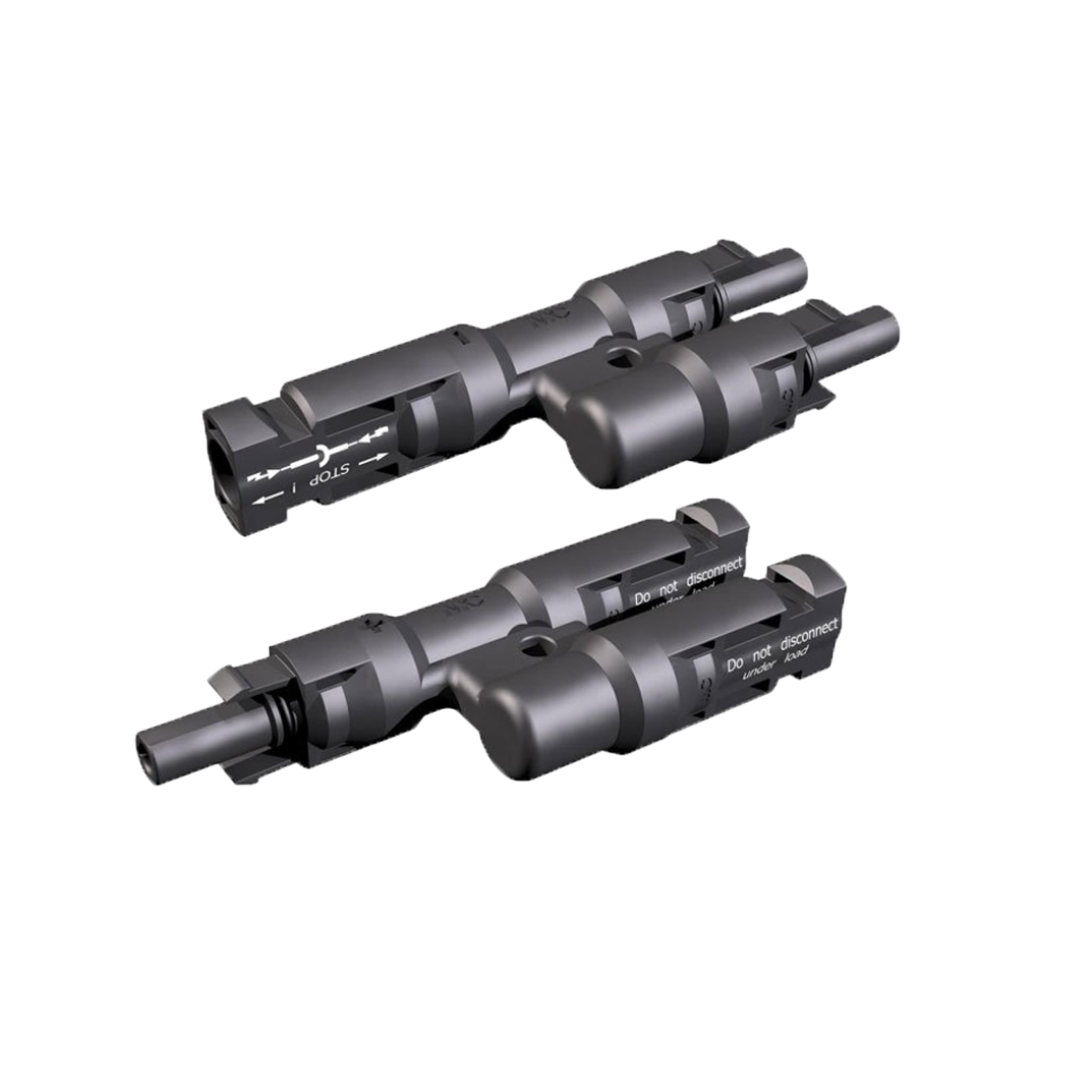 MC4 2'li Paralel Konnektör (2 In 1) 30A 1500V DC IP67 Güneş Paneli Bağlantı Aparatı (10 Adet)
