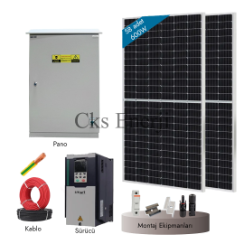 CksEnerji 25Hp - 18,5kW Trifaze Pompa Hazır Sulama Paketi