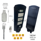Solar Güneş Enerjili Sokak Armatürü 180W CT-4692 Solar Güneş Enerjili Sokak Armatürü 180W CT-4692