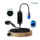 Cks Enerji Elektrikli Araç Taşınabilir Şarj Istasyonu 7 Kw 32a Tip-2 3x32a Türkçe Menü(8 METRE KABLOLU)