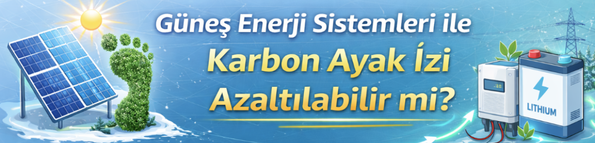 Güneş Enerji Sistemleri ile Karbon Ayak İzi Azaltılabilir mi?