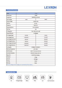 LEXRON Inverter Tam Sinüs 1000W-24V