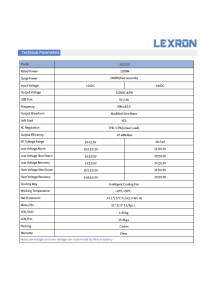 LEXRON 1200W 24V Modıfıye Sınus Inverter