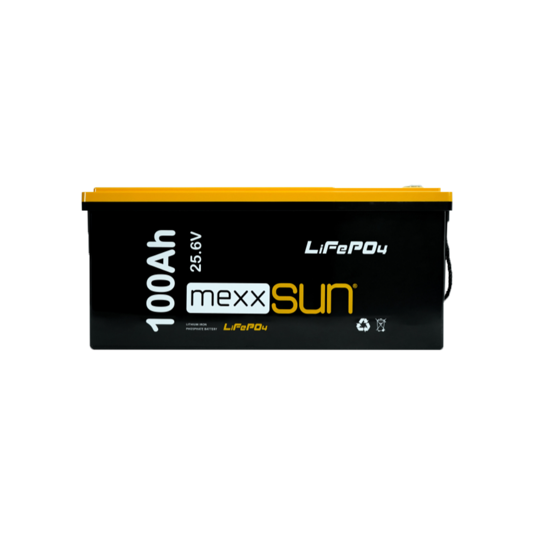 Mexxsun 25.6 V 100 Ah Lityum Akü LiFePo4