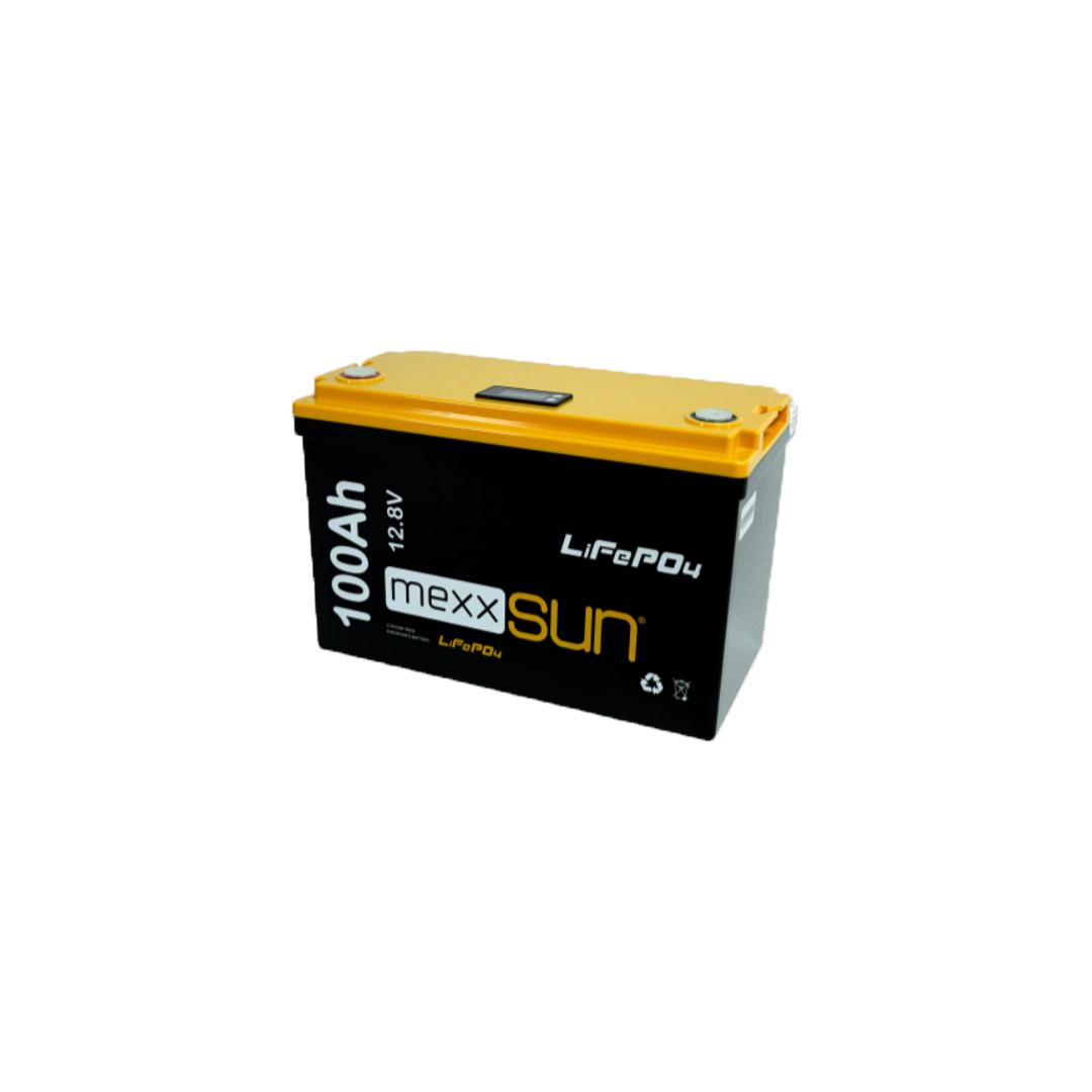 Mexxsun 12,8 V 100 Ah Lityum Demir Fosfat Akü LiFePo4