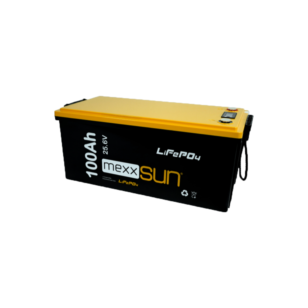 Mexxsun 25.6 V 100 Ah Lityum Akü LiFePo4