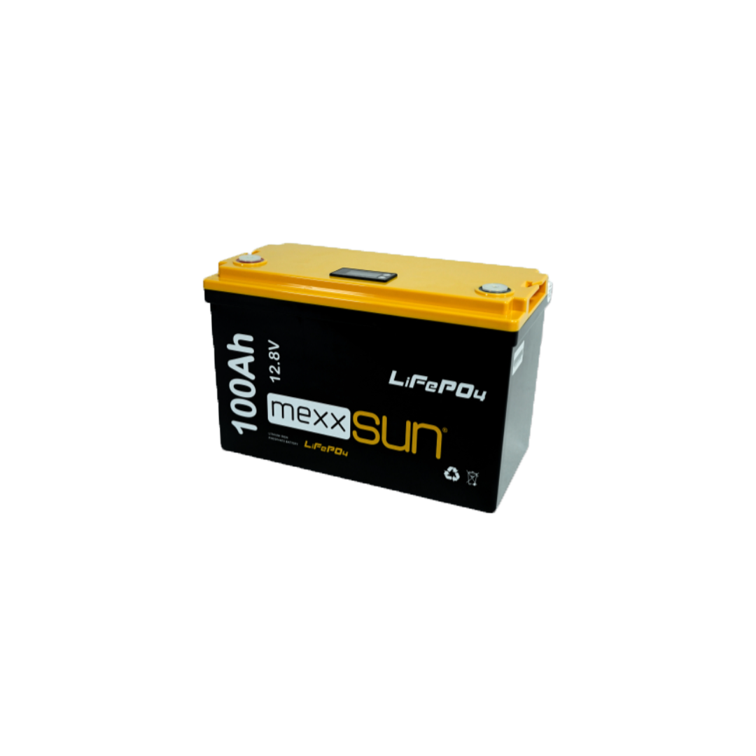 Mexxsun 12,8 V 100 Ah Lityum Demir Fosfat Akü LiFePo4