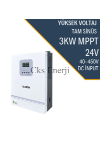 LEXRON İnverter 3kW 40-450V Tam Sinüs Akıllı MPPT