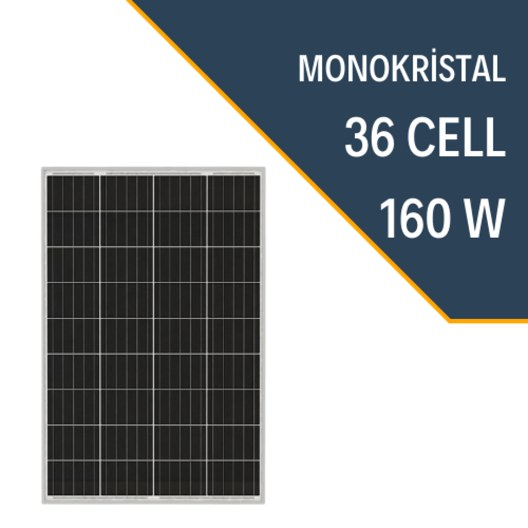 LEXRON  Güneş Paneli 160W Half Cut Monokristal