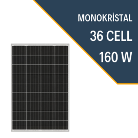 LEXRON  Güneş Paneli 160W Half Cut Monokristal