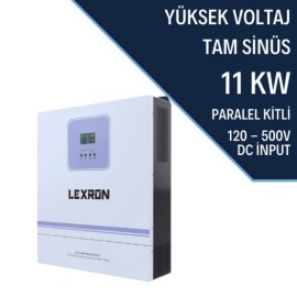 LEXRON 11kW 90-500V HV 2X80A MPPT Akıllı İnverter