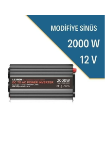 LEXRON Inverter Modıfıye Sınus 12V 2000W