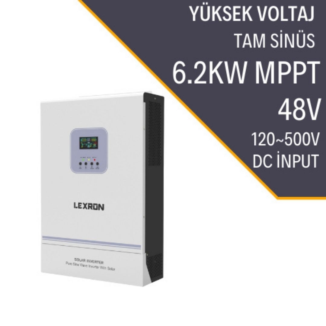 6.2KW HV MPPT AKILLI İNVERTER 48V 6.2KW HV MPPT AKILLI İNVERTER 48V