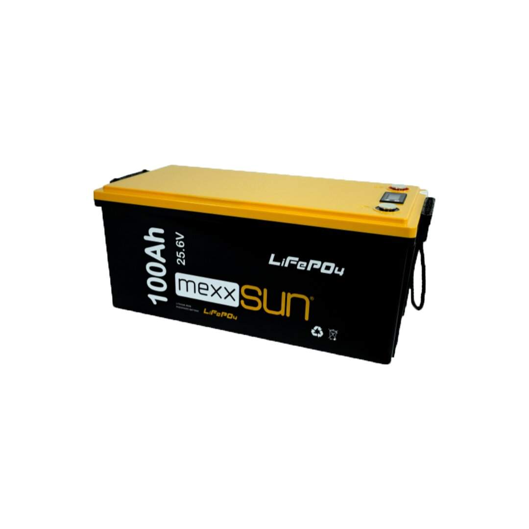 Mexxsun 25.6 V 100 Ah Lityum Akü LiFePo4