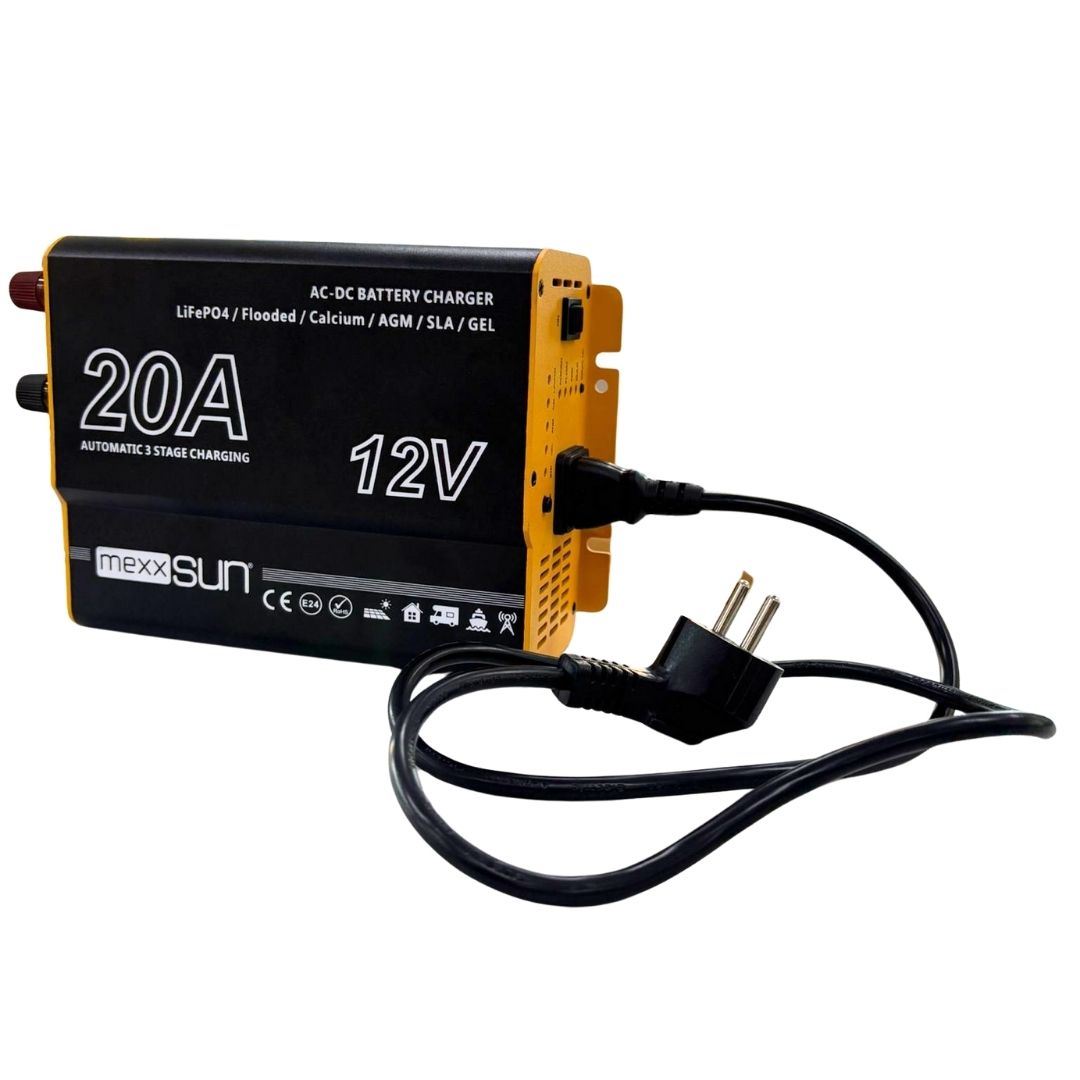 Akü Şarj Cihazı AC-DC 12V - 20A Tüm Akülerle Uyumlu (2 Yıl Garanti)