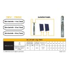 DC Pompa 1 Hp / 750W / 72V DC Solar Dalgıç Pompa