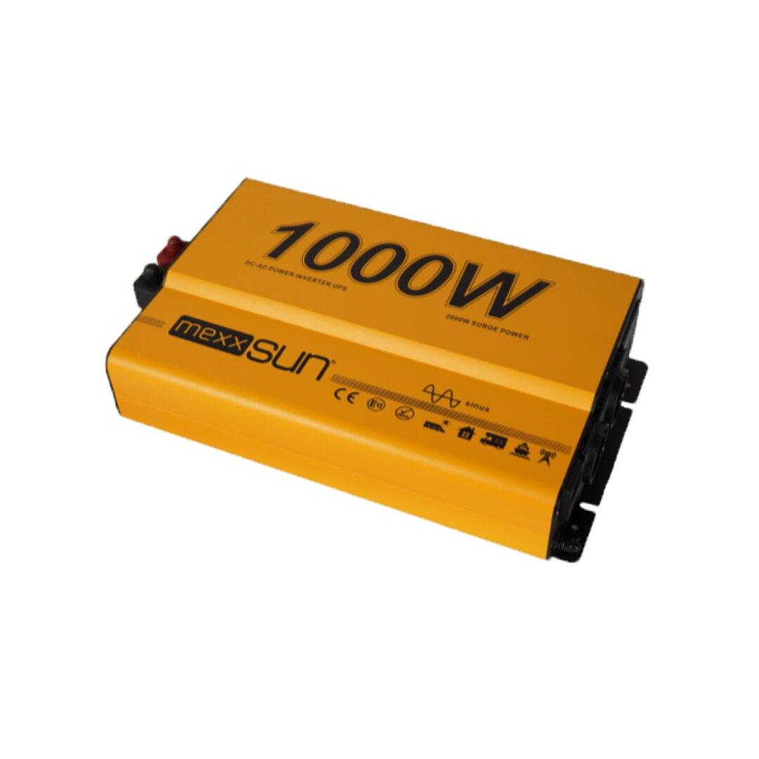 12V Volt - 1000W Watt Tam Sinüs Şarjlı (UPS) İnverter (220V Çevirici)