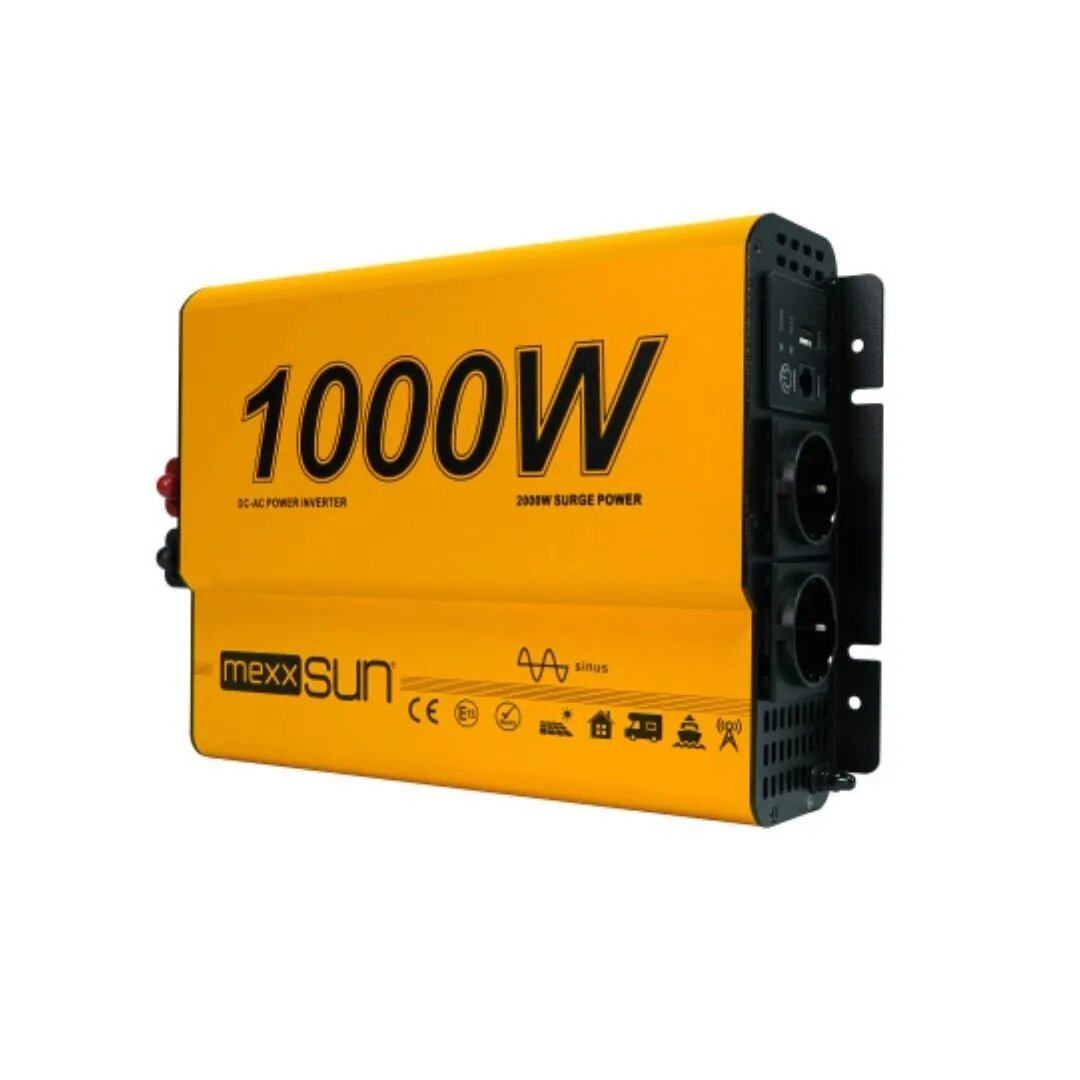12V Volt - 1000W Watt Tam Sinüs İnverter (220V Çevirici)