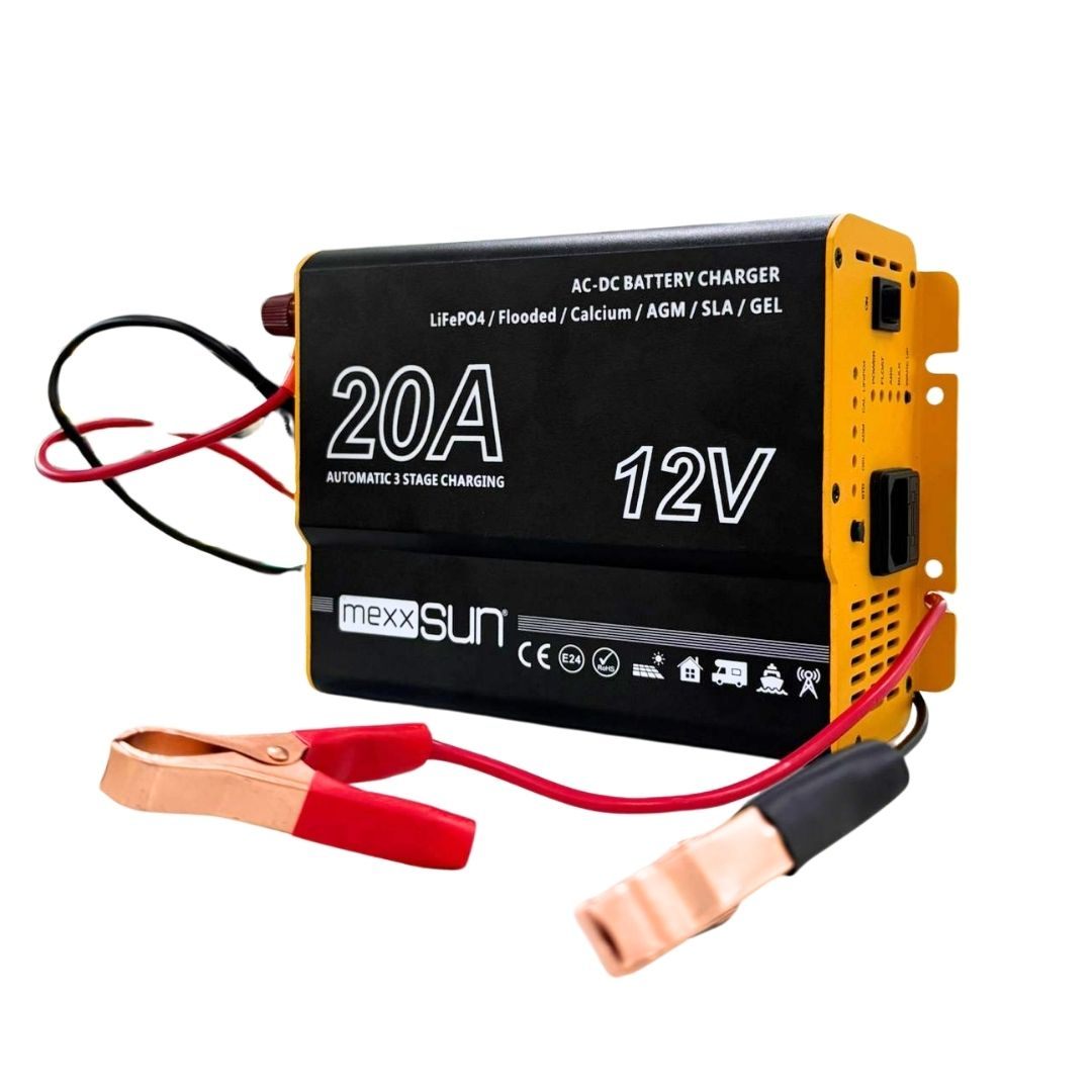 Akü Şarj Cihazı AC-DC 12V - 20A Tüm Akülerle Uyumlu (2 Yıl Garanti)