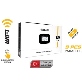 Mexxsun Premium 12 kW 48V Mppt Akıllı İnverter (Paralel /Wi-Fi/ Dual Output)