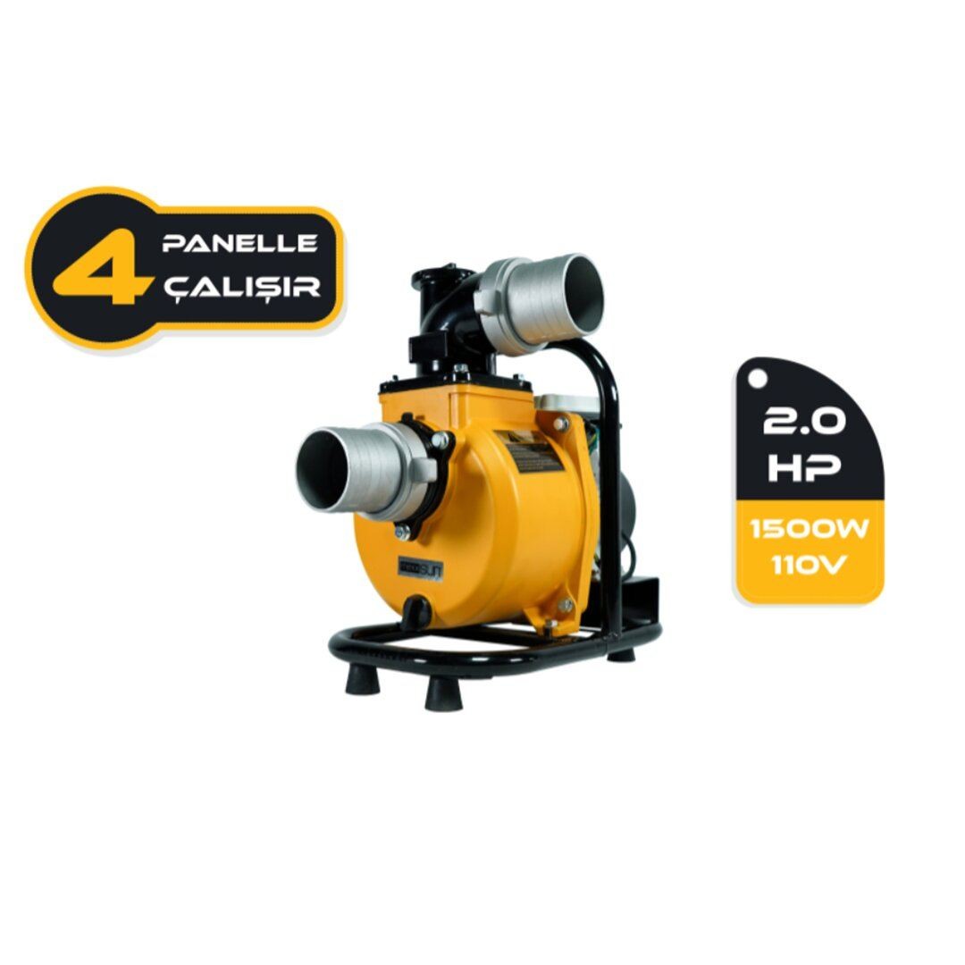 DC Yüzey Pompa 2Hp 1500W DC Solar Yüzey Pompası