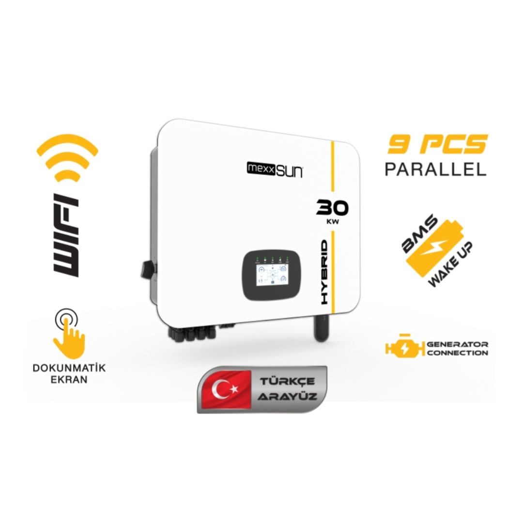 Mexxsun 30 kW Hibrit HV inverter