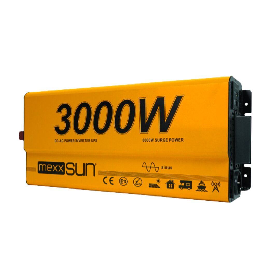 Mexxsun Tam Sinüs UPS (Remote Ekran) 12V 3000W