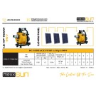 DC Yüzey Pompa 1.5Hp 1100W DC Solar Yüzey Pompası