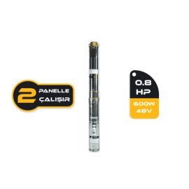DC Pompa 0.8 Hp / 600W / 48V DC Solar Dalgıç Pompa