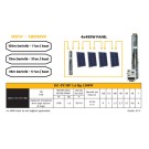 DC Pompa 1.6Hp / 1300W / 110V DC Solar Dalgıç Pompa