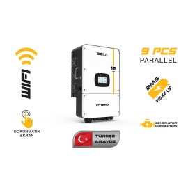 Mexxsun 12kW Hibrit Monofaze LV On-Grid İnverter