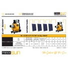 DC Yüzey Pompa 2Hp 1500W DC Solar Yüzey Pompası