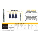 DC Pompa 1.5Hp / 1100W / 72V DC Solar Dalgıç Pompa