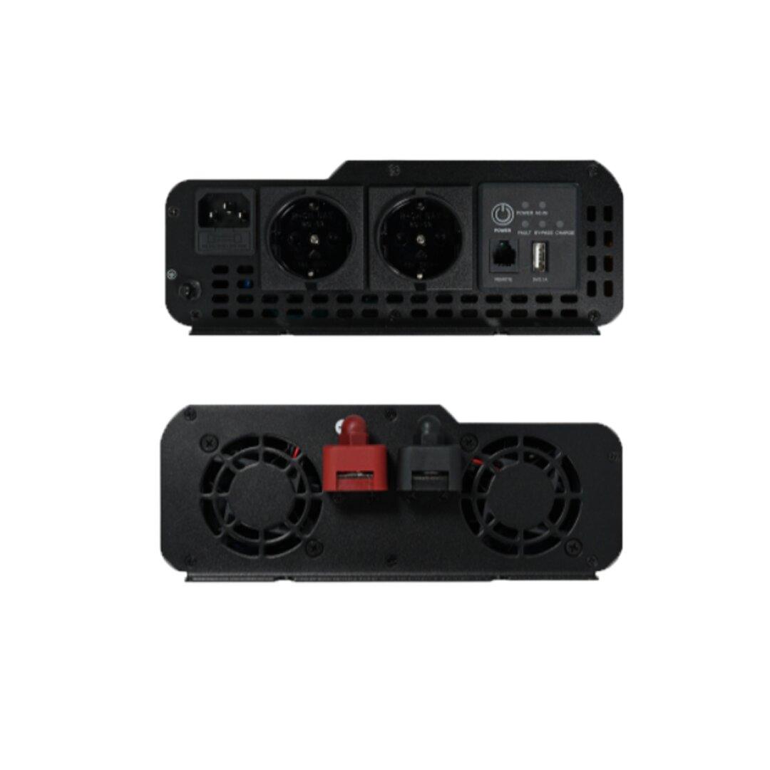 12V Volt - 1000W Watt Tam Sinüs Şarjlı (UPS) İnverter (220V Çevirici)