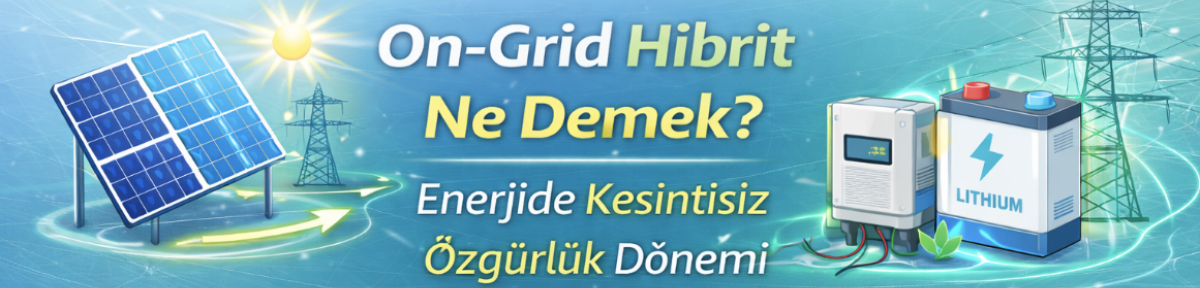 On-Grid Hibrit Ne Demek? Enerjide Kesintisiz Özgürlük Dönemi