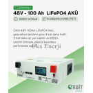 48V 100Ah Kasa Tipi Lityum Akü LiFePO4 Batarya Ekranlı 48V 100Ah Kasa Tipi Lityum Akü LiFePO4 Batarya Ekranlı