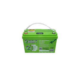 12V 100Ah Kasa Tipi Lityum Akü LiFePO4 Batarya ABS Kasa