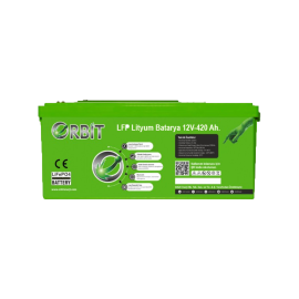 12V 420Ah Kasa Tipi Lityum Akü LiFePO4 Batarya ABS Kasa