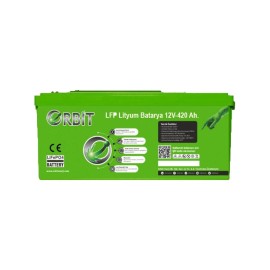 12V 420Ah Kasa Tipi Lityum Akü LiFePO4 Batarya ABS Kasa