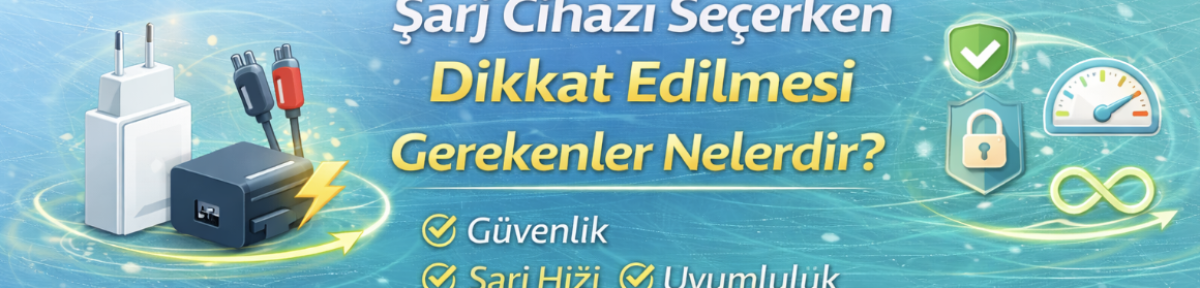 Şarj Cihazı Seçerken Dikkat Edilmesi Gerekenler Nelerdir?